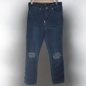 Fashion Nova jeans size 11 blue lots of love ripped skinny distressed nwt New
